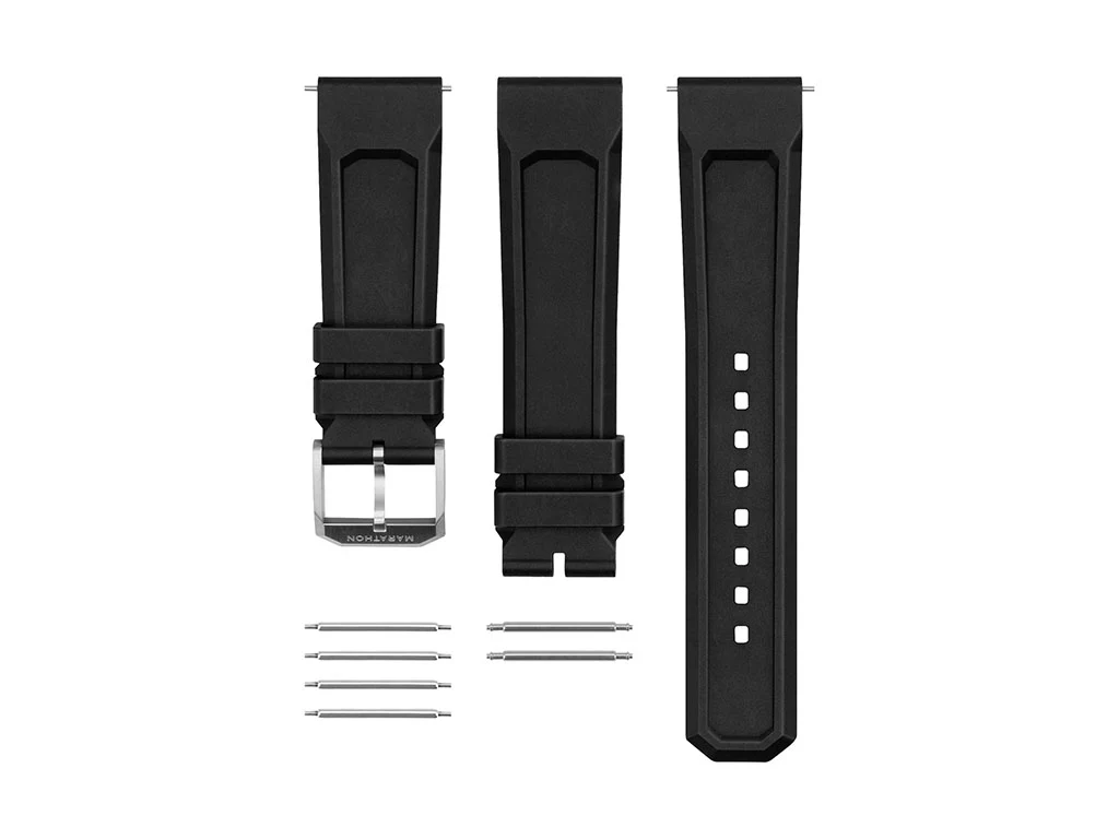Marathon 3-Piece Rubber Strap Kit - 22mm - Image 2