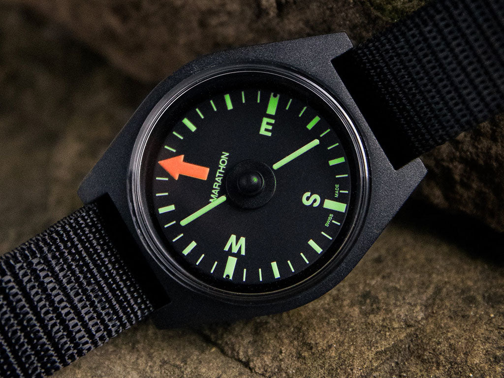 Marathon Glow-in-the-Dark Unmounted Wrist Compass - Image 4