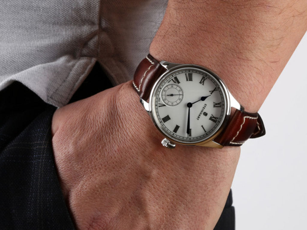 Marine Chronometer 42 Roman White - Image 15