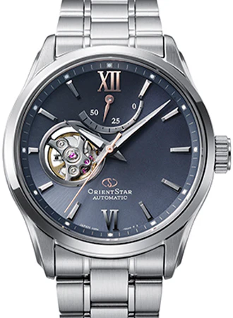 Mechanical Contemporary Semi Skeleton Blue Grey - Ltd Ed 900pcs Ref. RE-AT0021L