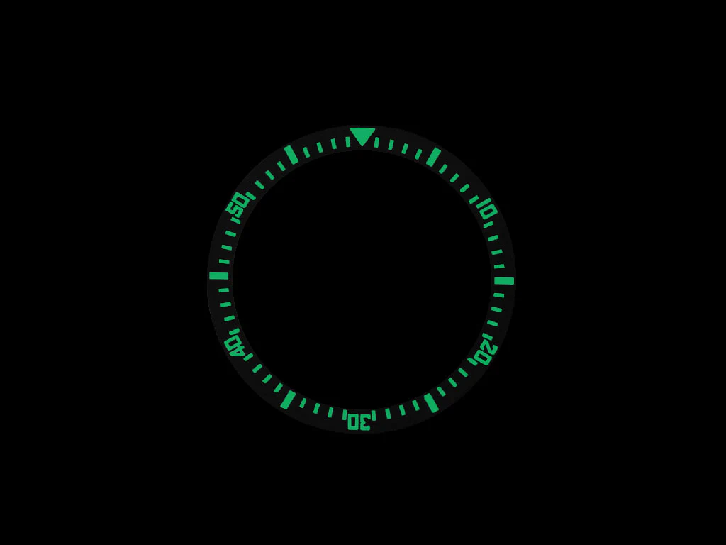 Military Style Ceramic Bezel Insert Blue - Image 3