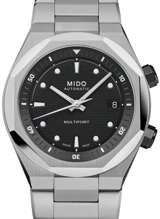 Multifort 8 Two Crowns Black Ref. M047.507.11.051.00