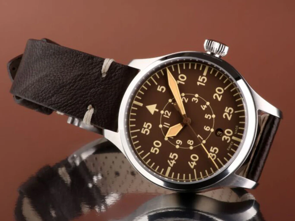 Nav B-Uhr 42 B-Muster Vintage Brown - Image 3