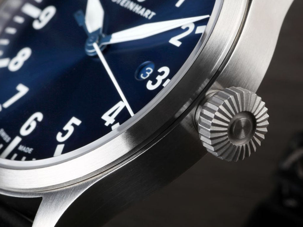 Nav B-Uhr 44 Date Blue - Image 7