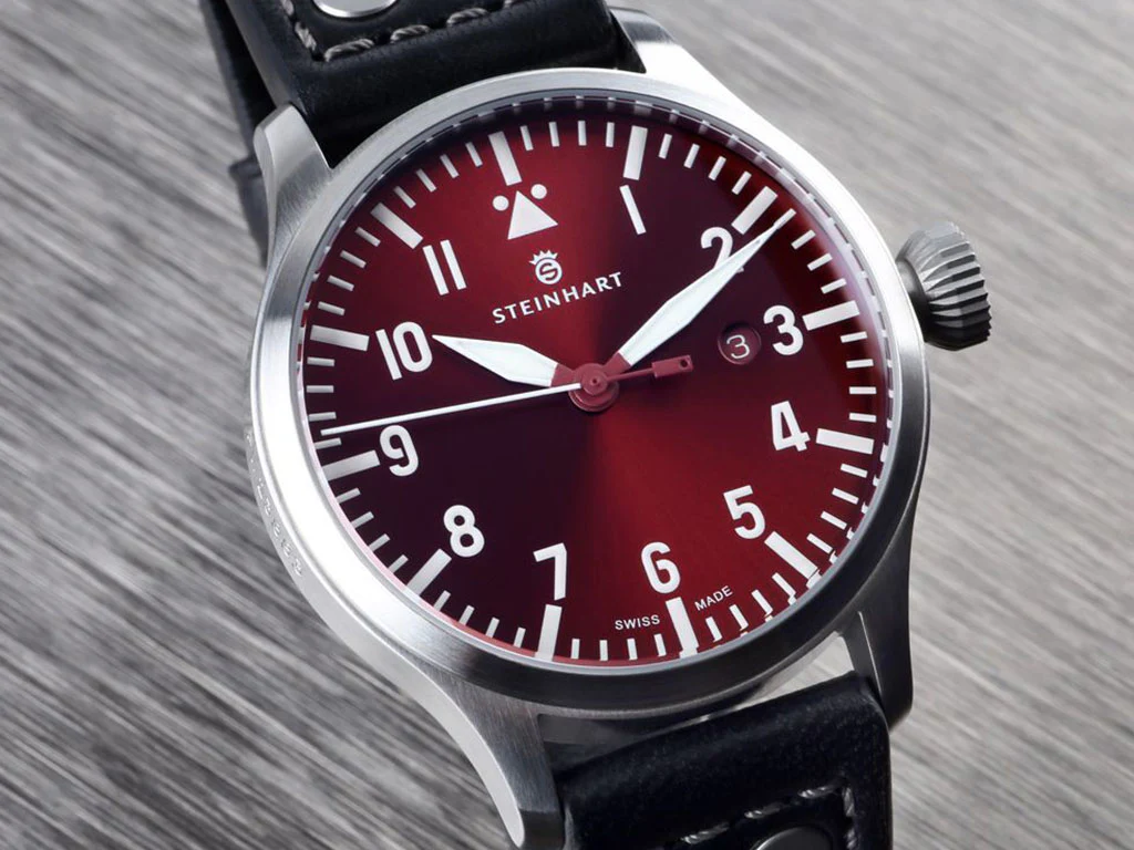 Nav B-Uhr 44 Date Red - Image 3