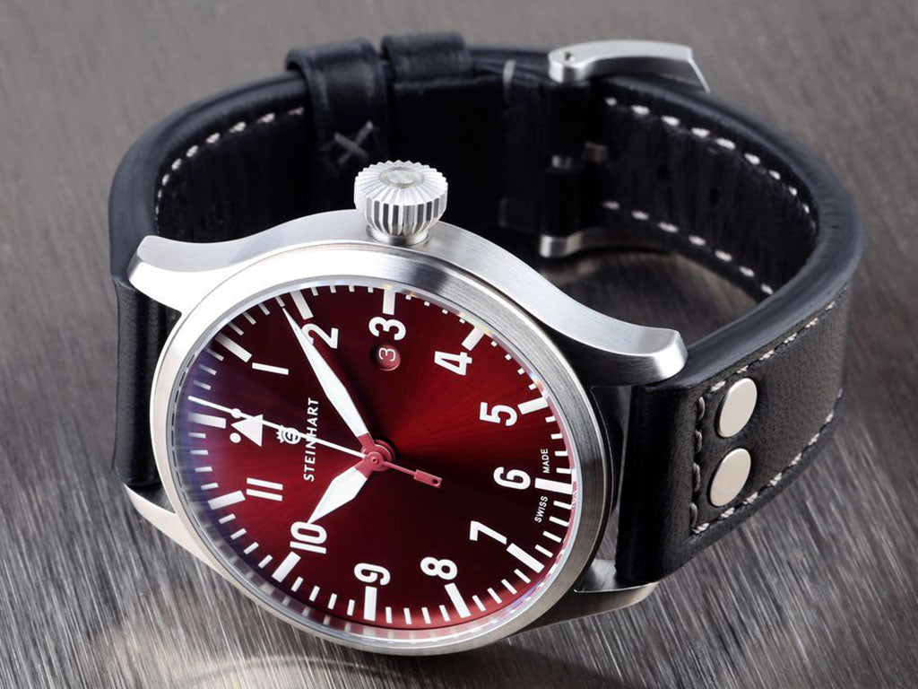 Nav B-Uhr 44 Date Red - Image 4