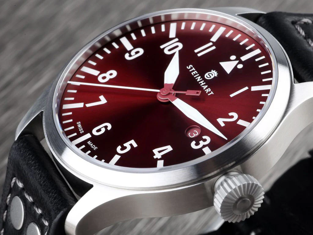 Nav B-Uhr 44 Date Red - Image 6