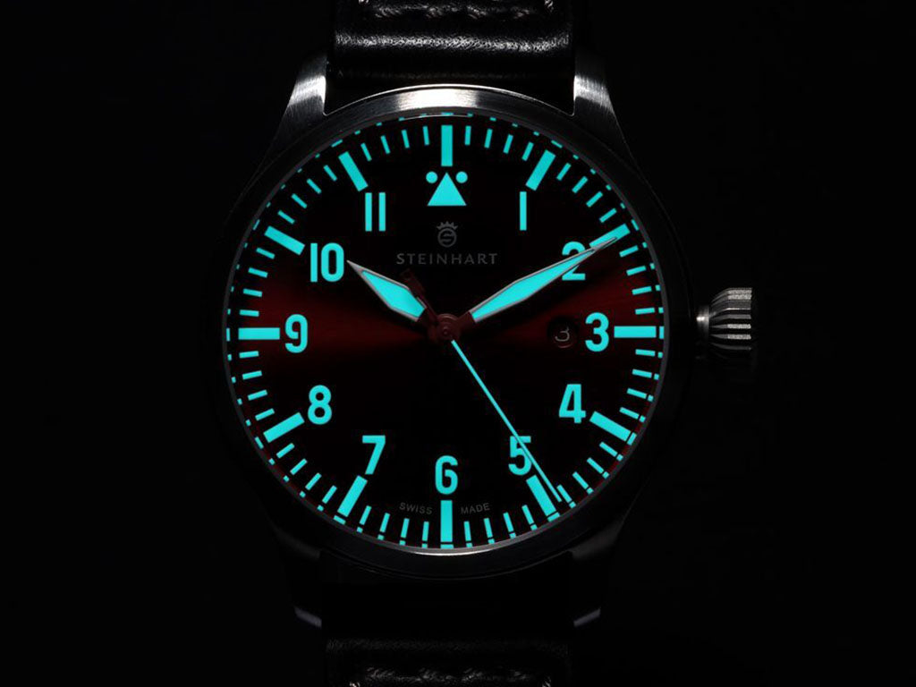 Nav B-Uhr 44 Date Red - Image 8