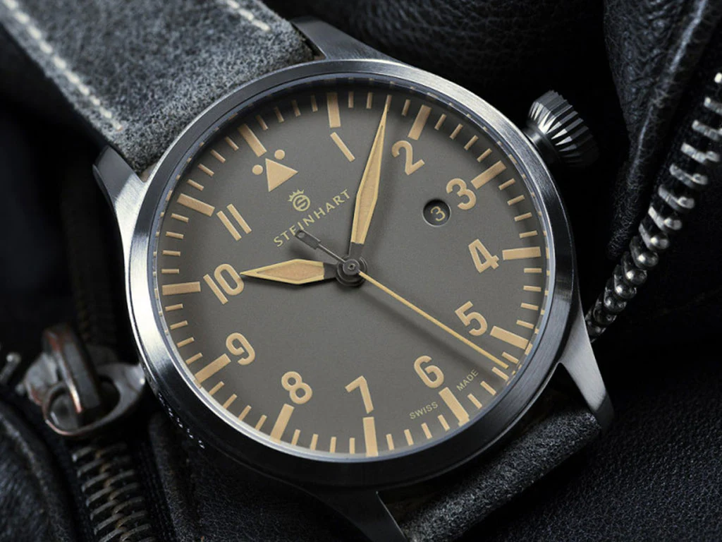 Nav B-Uhr 44 Date Vintage Grey - Image 3