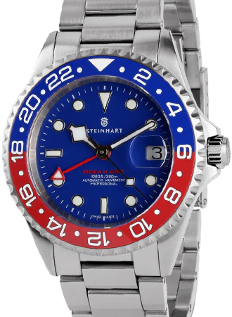Ocean One GMT Blue/Red Ceramic with Blue Dial