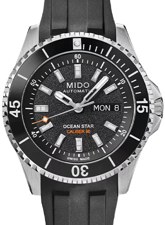 Ocean Star 200 Black - Rubber Ref. M026.930.17.051.00