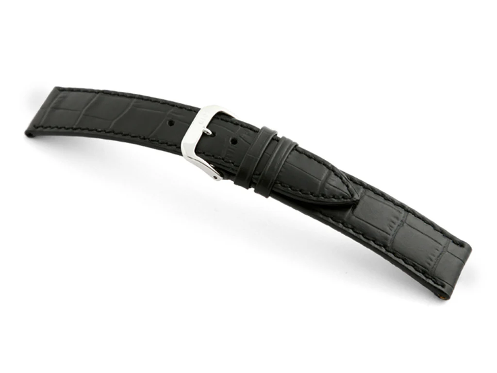 Orlando - Black - Alligator Grained - Image 2