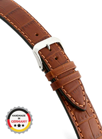 Orlando - Cognac - Alligator Grained