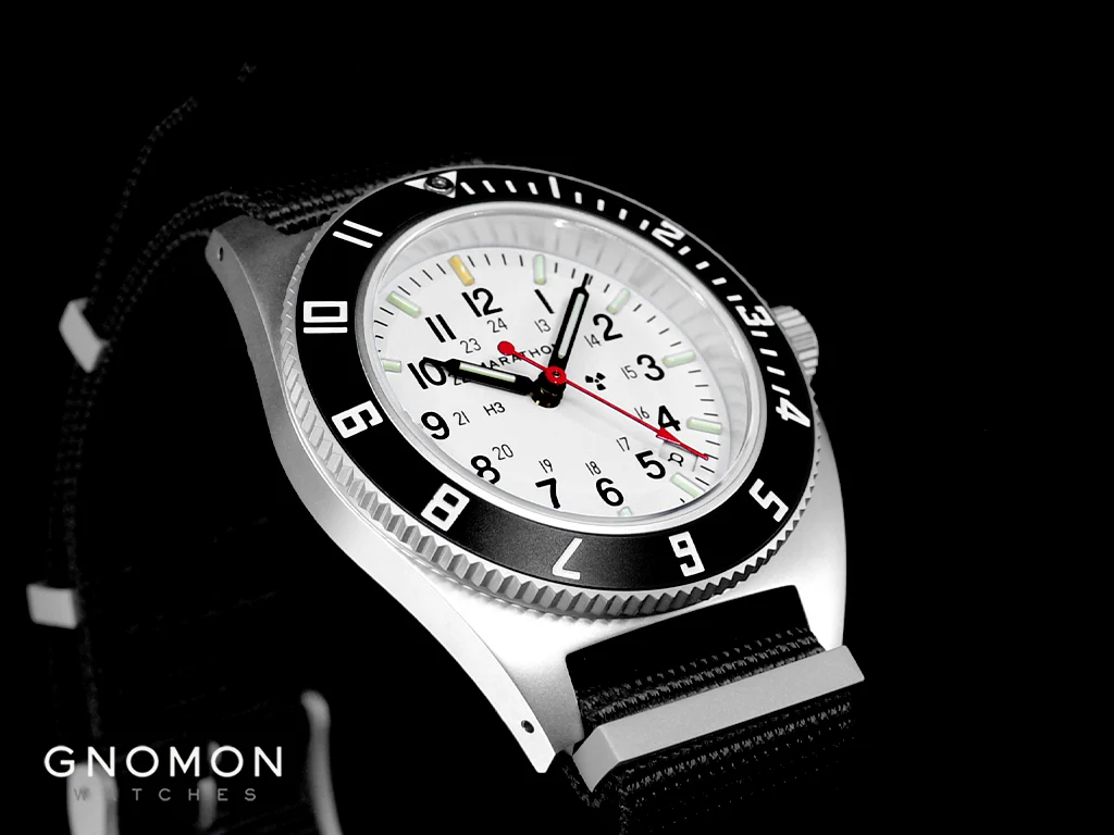 Pilot’s Navigator Stainless Steel Arctic Quartz w/Date (SSNAV-D) - Nylon DEFSTAN Ref. WW194013SS-0503 - Image 8