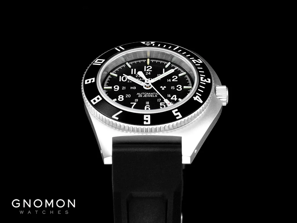 Pilot’s Navigator Stainless Steel Automatic (SSNAV-D Auto) - 3-Piece Rubber Strap Kit Ref. WW194030SS-0130 - Image 6