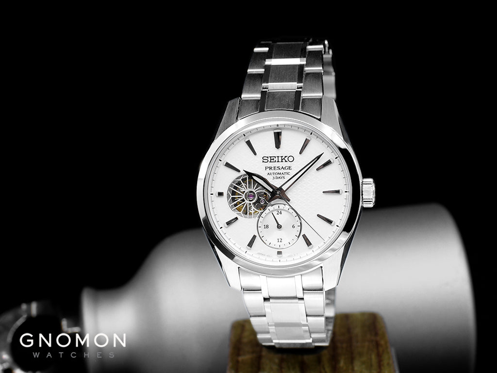 Presage Automatic Sharp Edged Open-Heart Shironeri White Ref. SARJ001 - Image 2