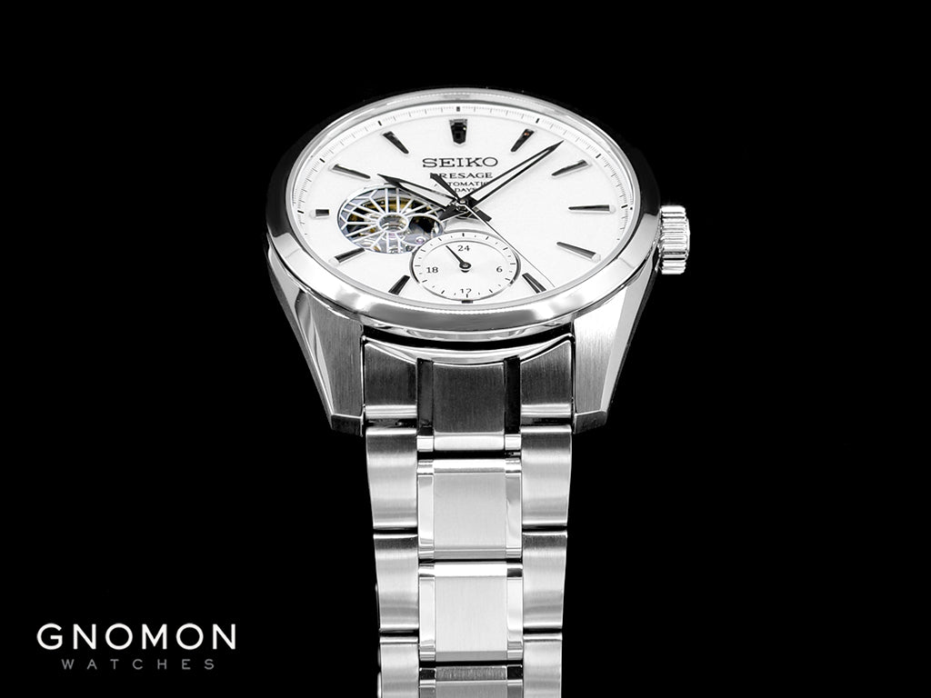 Presage Automatic Sharp Edged Open-Heart Shironeri White Ref. SARJ001 - Image 6