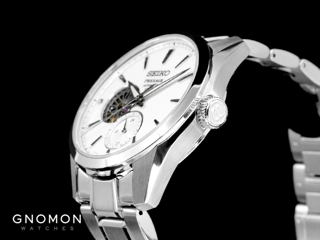 Presage Automatic Sharp Edged Open-Heart Shironeri White Ref. SARJ001 - Image 7