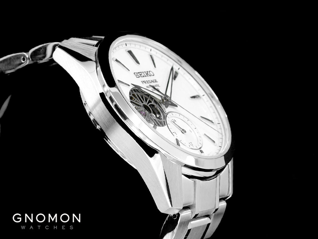 Presage Automatic Sharp Edged Open-Heart Shironeri White Ref. SARJ001 - Image 8