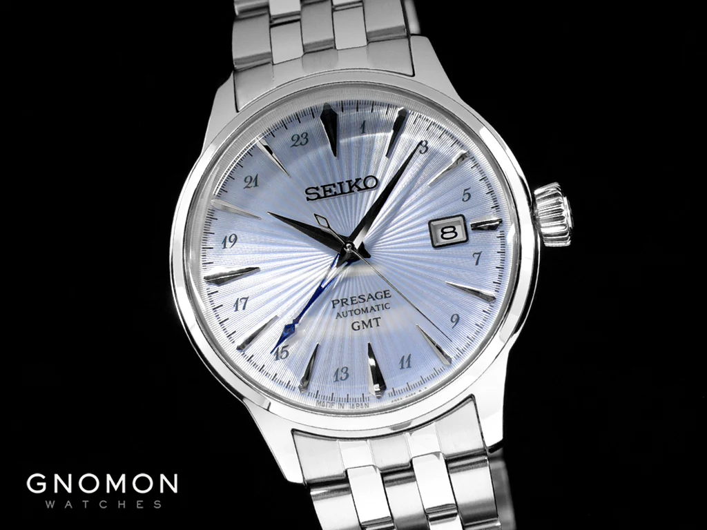 Presage Cocktail Time GMT Blue Ref. SARY241 - Image 5