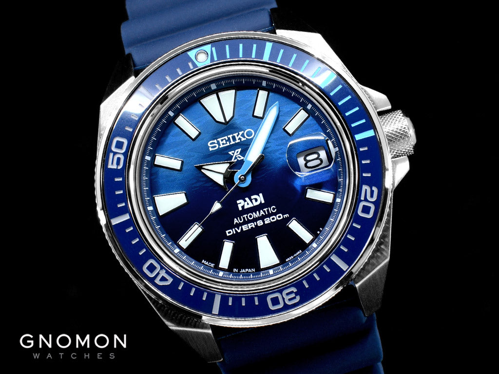Prospex PADI "Great Blue" King Samurai 200M Automatic Ref. SBDY123 - Image 5