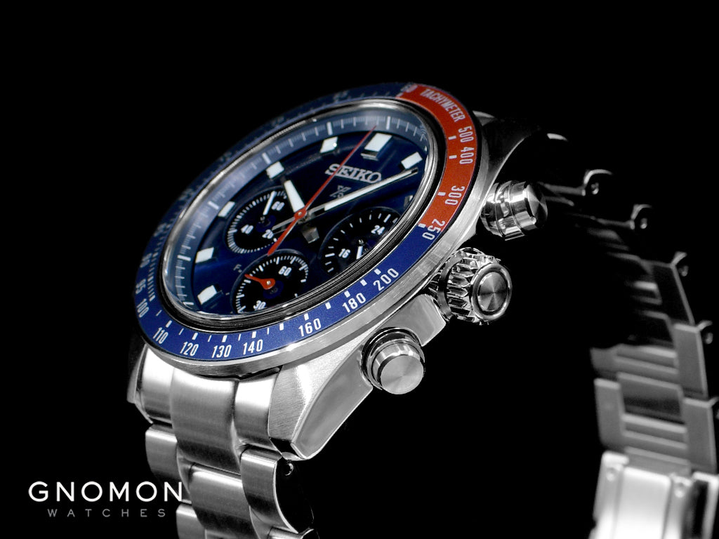 Prospex Speedtimer Chronograph Sunburst Blue Ref. SBDL097 - Image 7