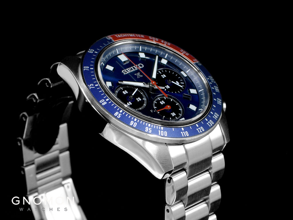 Prospex Speedtimer Chronograph Sunburst Blue Ref. SBDL097 - Image 8