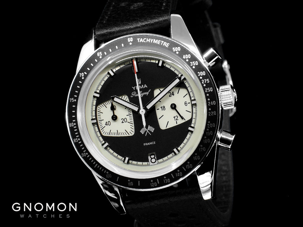 Rallygraf Meca-Quartz Chronograph Reverse Panda - Leather - Image 5