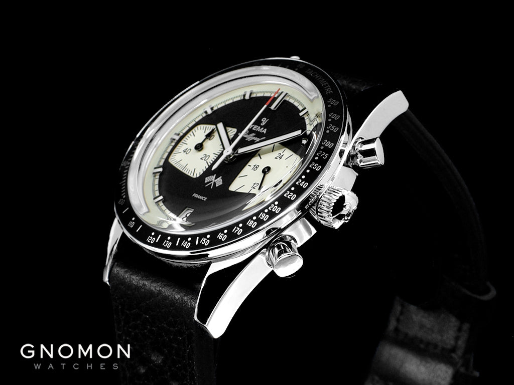 Rallygraf Meca-Quartz Chronograph Reverse Panda - Leather - Image 7