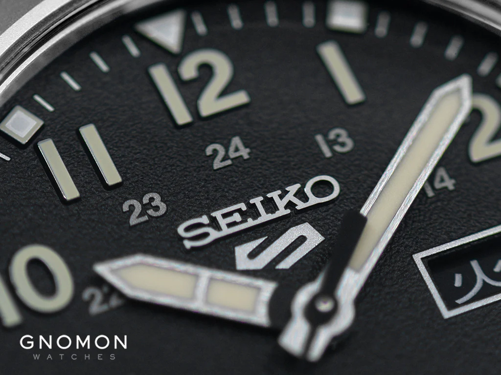 Seiko 5 Sports “Field Sports Style” Automatic 36 Black - Military Nylon Strap Ref. SBSA201 - Image 4