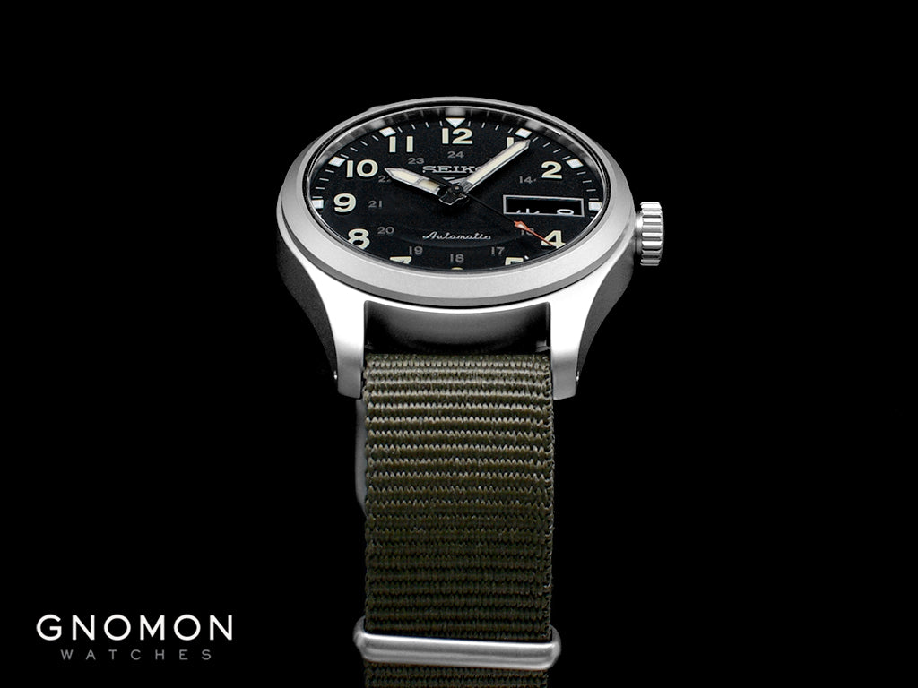 Seiko 5 Sports “Field Sports Style” Automatic 36 Black - Military Nylon Strap Ref. SBSA201 - Image 6