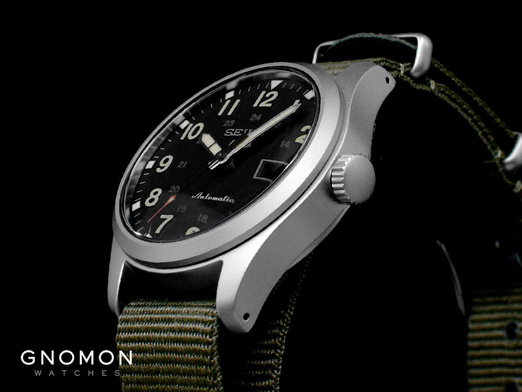 Seiko 5 Sports “Field Sports Style” Automatic 36 Black - Military Nylon Strap Ref. SBSA201 - Image 7