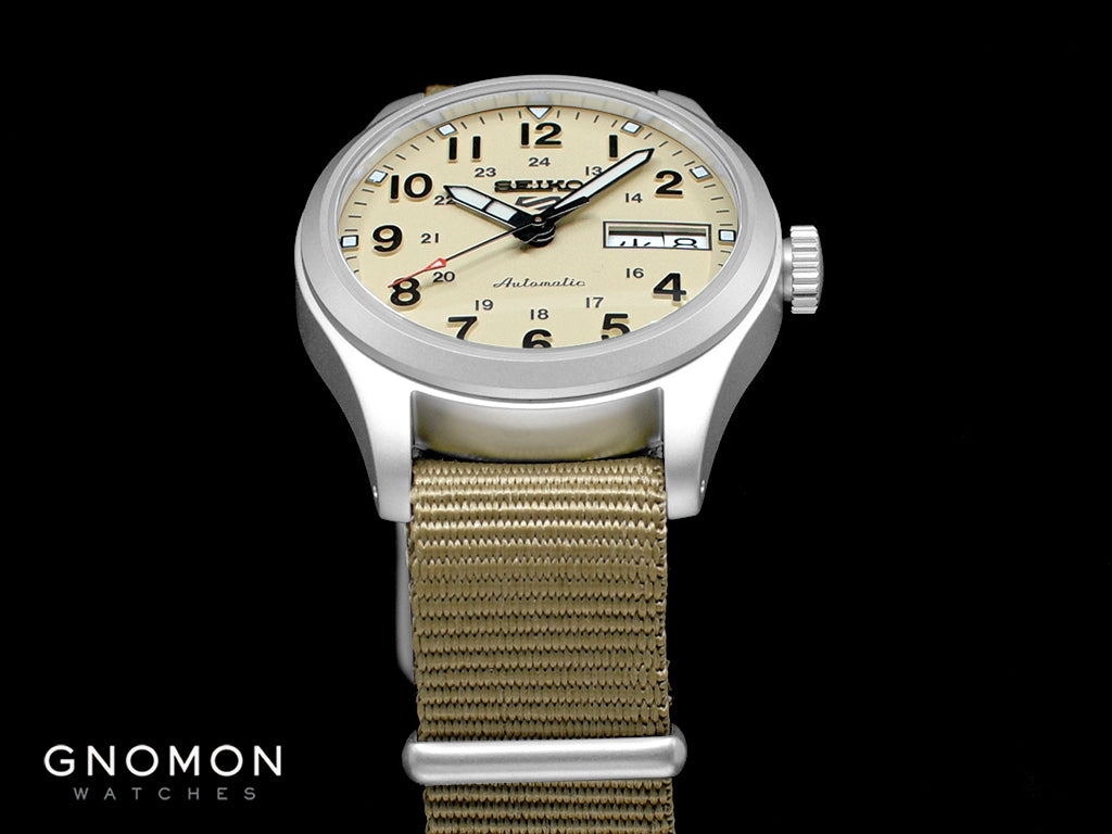 Seiko 5 Sports “Field Sports Style” Automatic 36 Desert Tan Ref. SBSA199 - Image 6