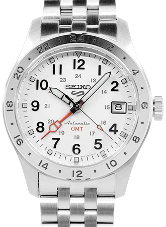 Seiko 5 Sports “Field Sports Style” GMT White Ref. SBSC009