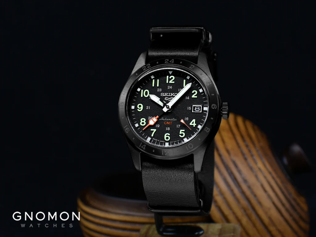Seiko 5 Sports “Field Street Style” GMT Blackout Ref. SBSC013 - Image 2