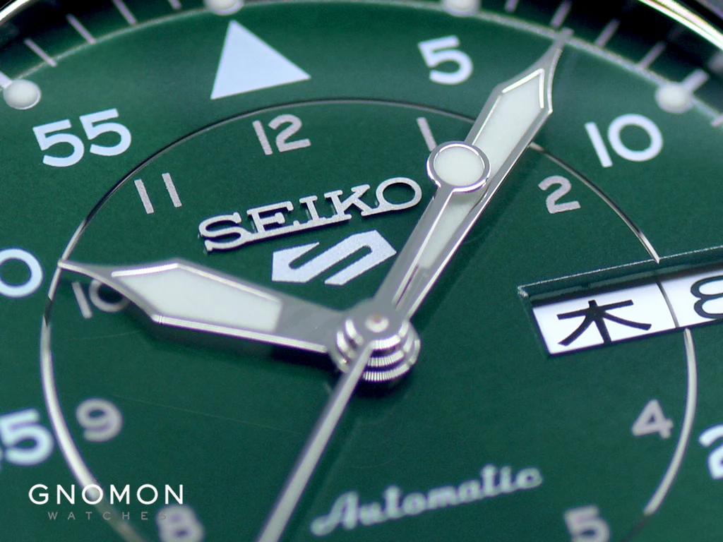 Seiko 5 Sports “Field Suits Style” Automatic 36  Green Ref. SBSA203 - Image 4