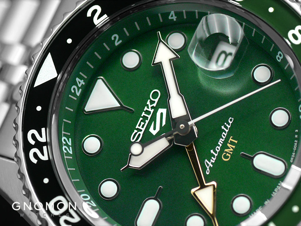 Seiko 5 Sports GMT Series Green Ref. SBSC019 - Image 4