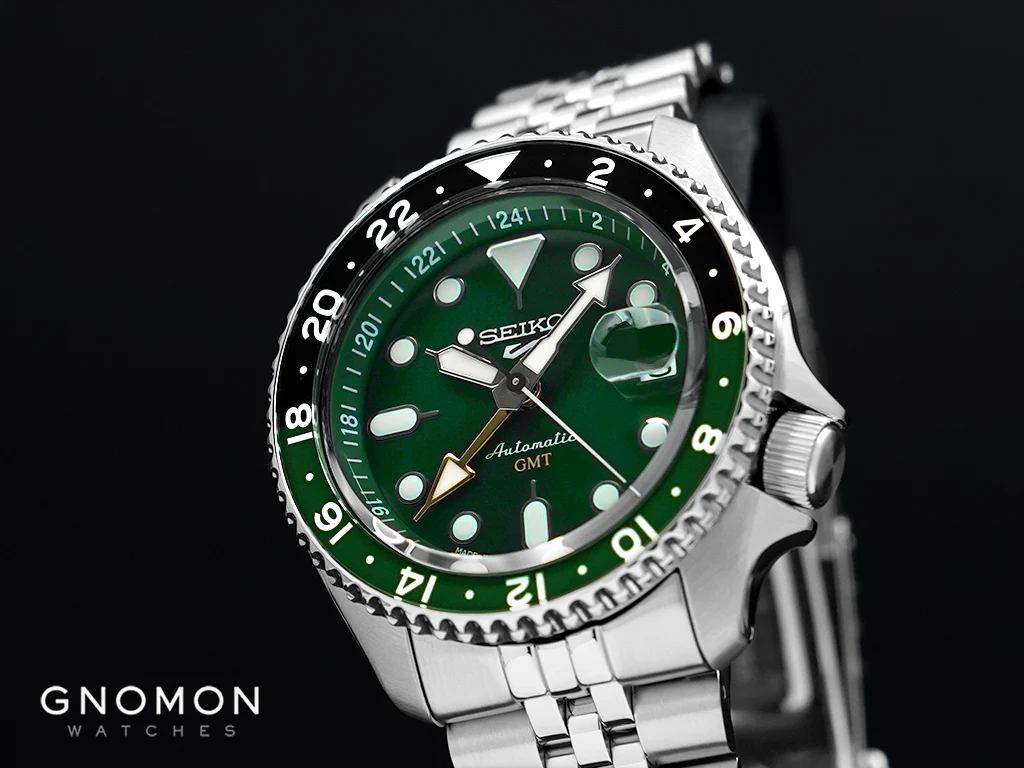 Seiko 5 Sports GMT Series Green Ref. SBSC019 - Image 5