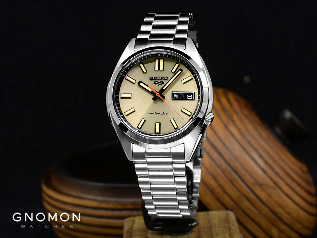 Seiko 5 Sports “SNXS Series” Automatic Beige Ref. SBSA257 - Image 2