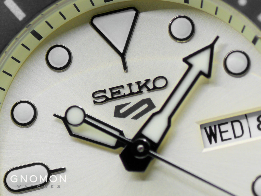 Seiko 5 Sports “Sports Style” 38mm Champagne White Ref. SBSA227 - Image 4