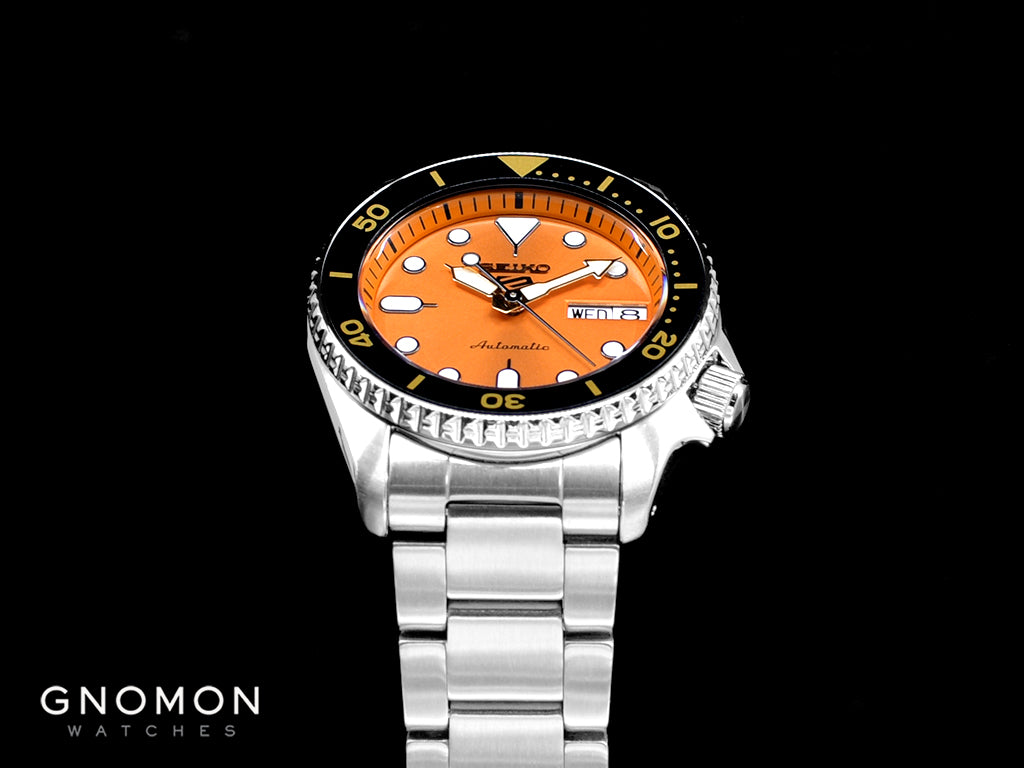 Seiko 5 Sports “Sports Style” 38mm Orange Ref. SBSA231 - Image 6