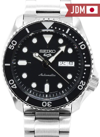 Seiko 5 Sports “Sports Style” Black Ref. SBSA005