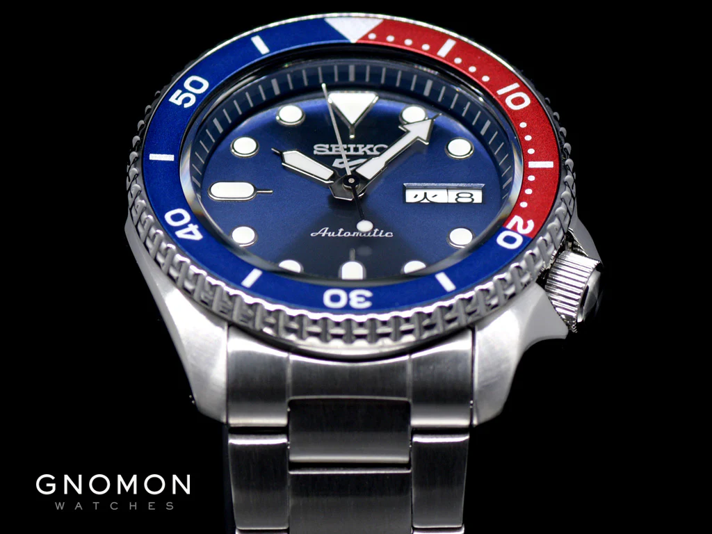 Seiko 5 Sports “Sports Style” Blue/Red Ref. SBSA003 - Image 6