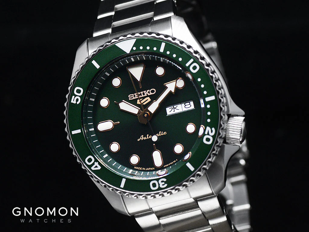 Seiko 5 Sports “Sports Style” Green Gilt Ref. SBSA013 - Image 4