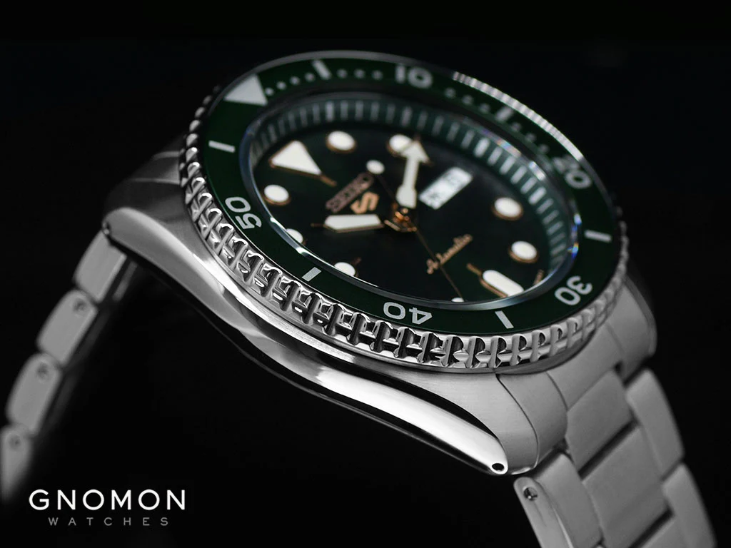 Seiko 5 Sports “Sports Style” Green Gilt Ref. SBSA013 - Image 7
