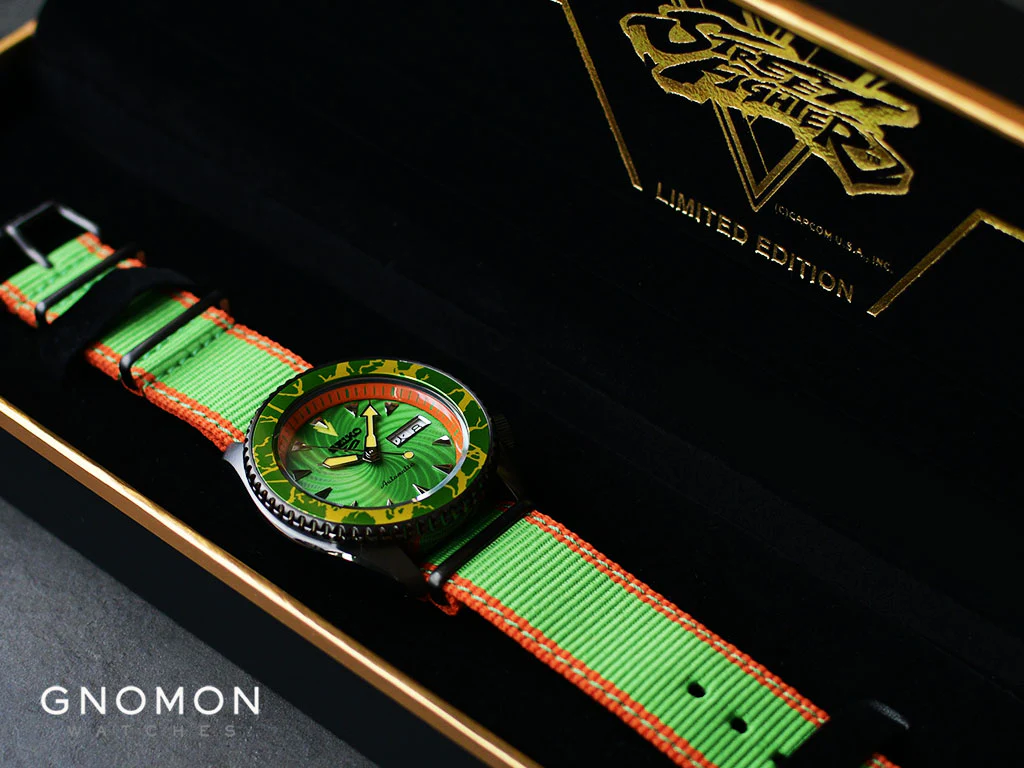Seiko 5 Sports Street Fighter Series Blanka "Call Of The Wild" - Ltd Ed 9999pcs - Ref. SBSA083 - Image 11