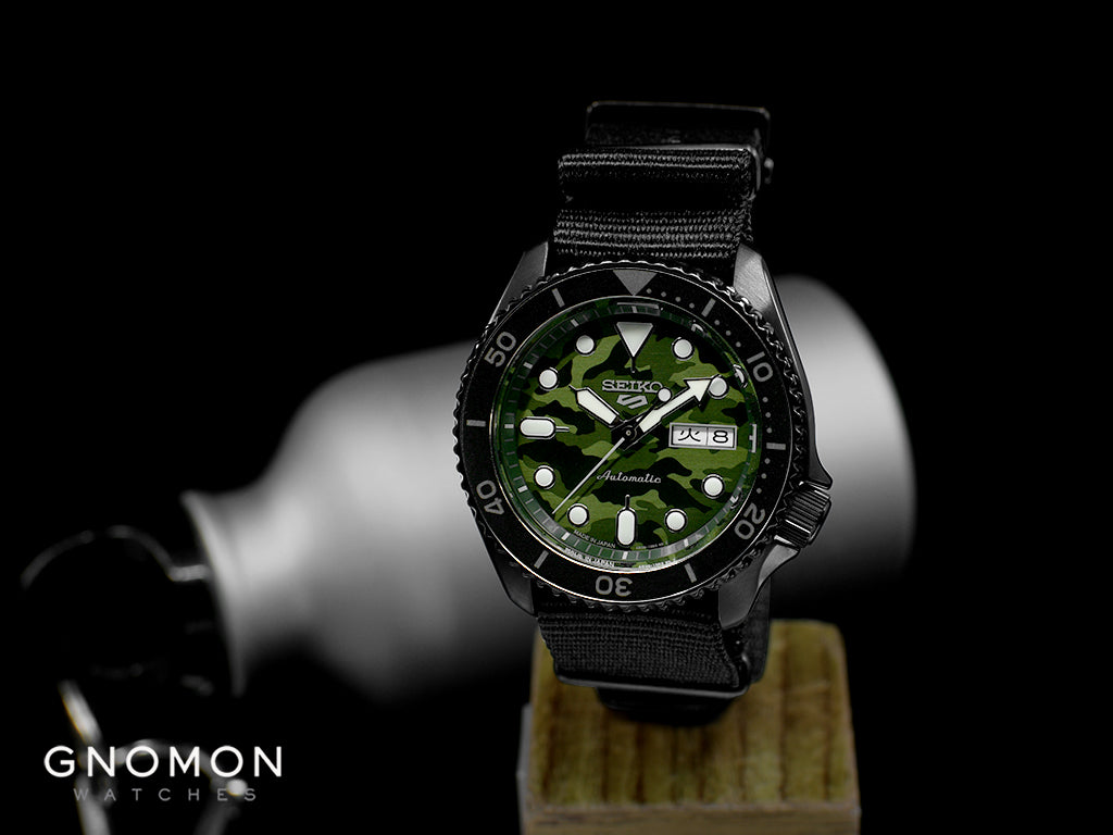 Seiko 5 Sports “Street Style” Camo Green Ref. SBSA173 - Image 2
