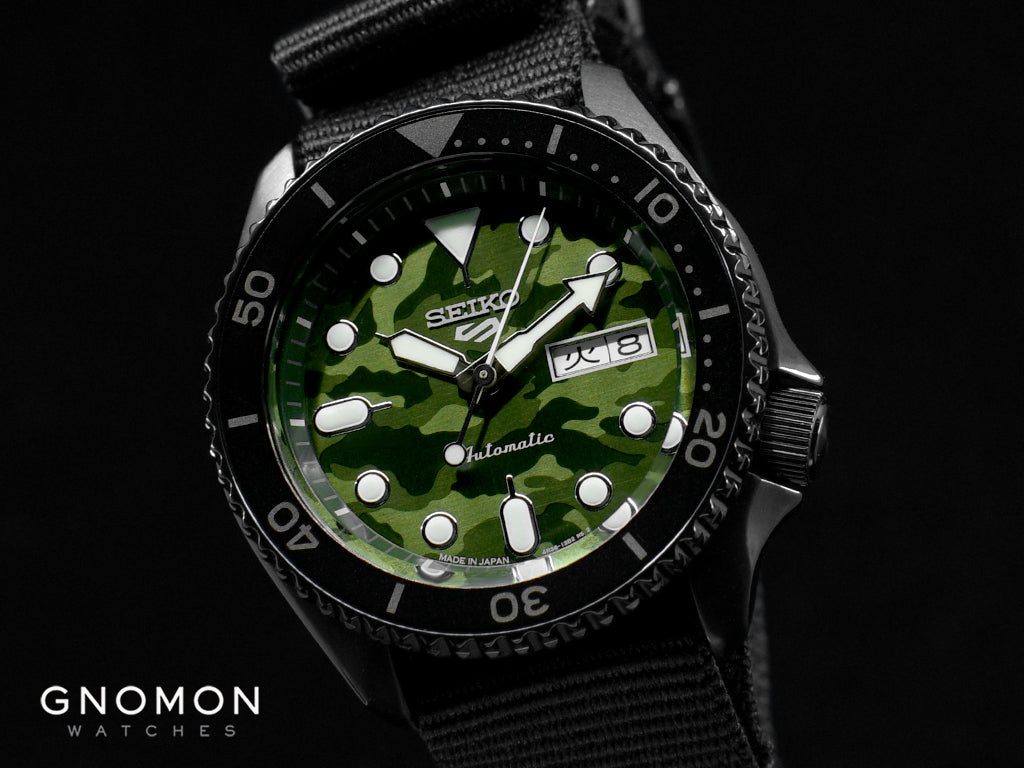 Seiko 5 Sports “Street Style” Camo Green Ref. SBSA173 - Image 5