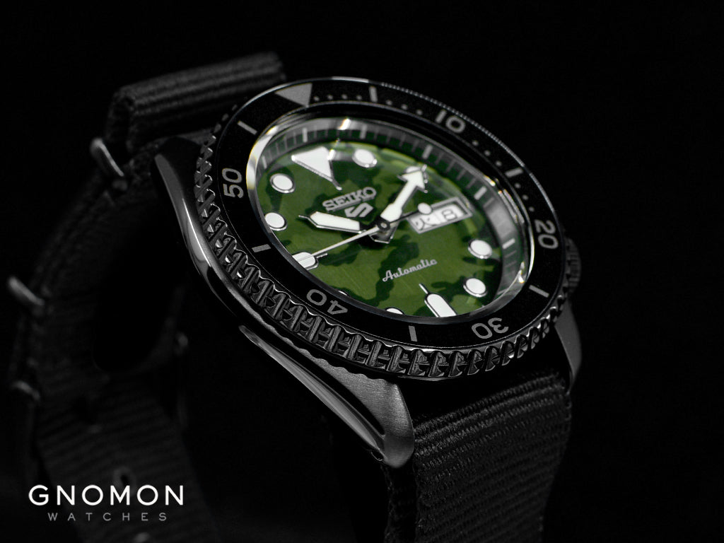 Seiko 5 Sports “Street Style” Camo Green Ref. SBSA173 - Image 8