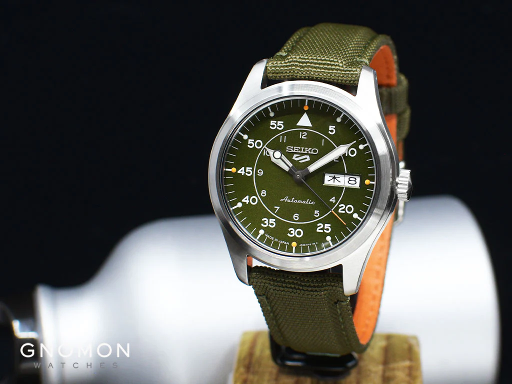 Seiko 5 Sports “Street Style” Flieger Khaki Green Ref. SBSA141 - Image 2